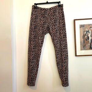 American Apparel cheetah print leggings size L